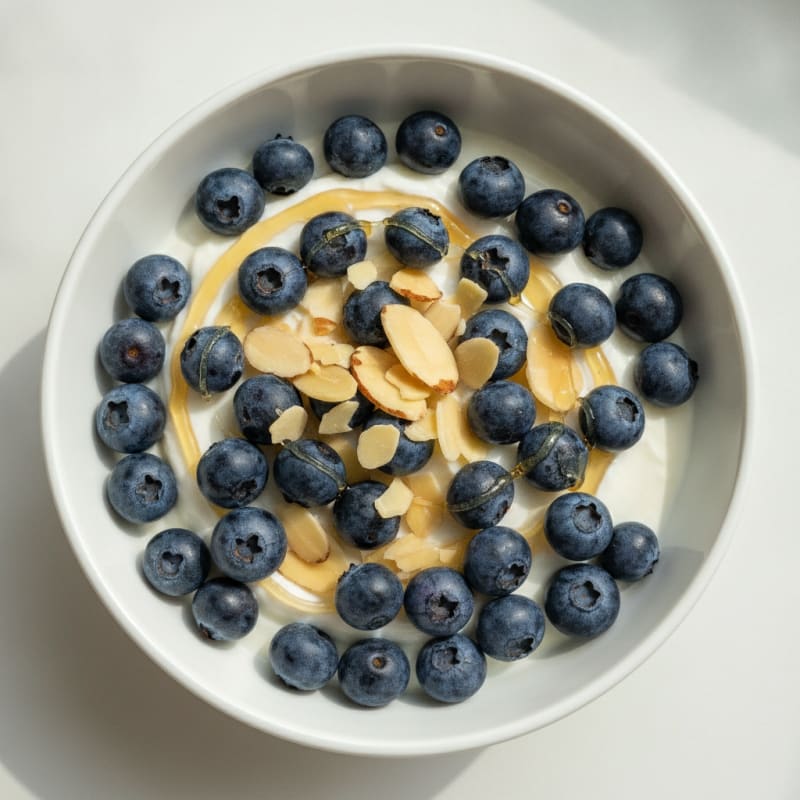 Greek Yogurt Bowl with Berries and Almonds