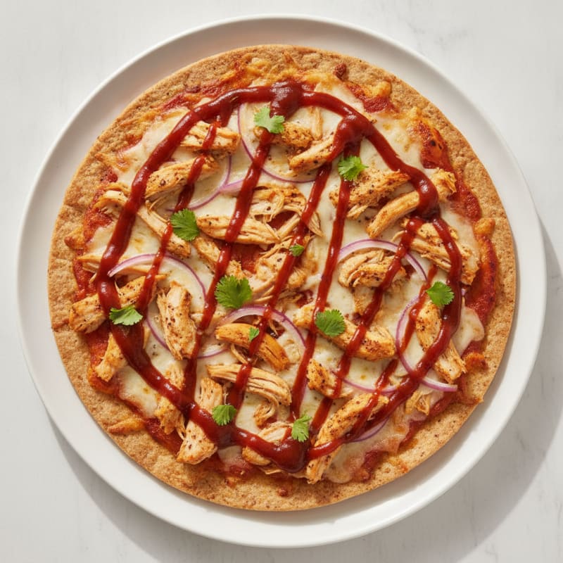 High-Protein BBQ Chicken Pizza