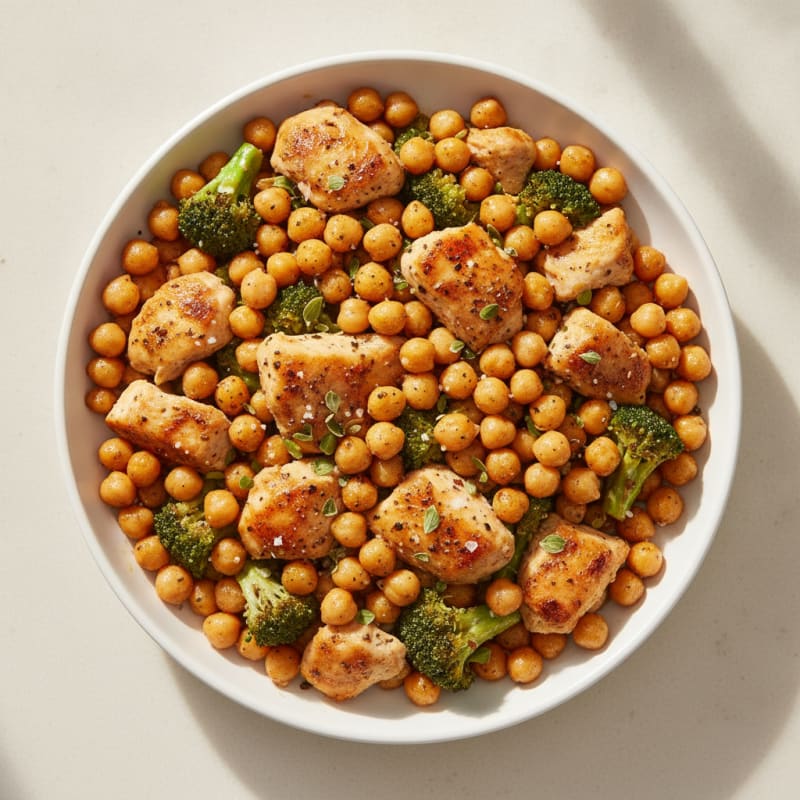 Savory Herb-Roasted Chickpea Medley