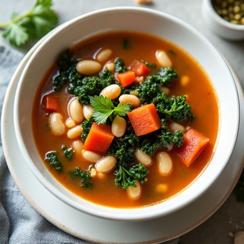 Tuscan-Style Kale and White Bean Soup
