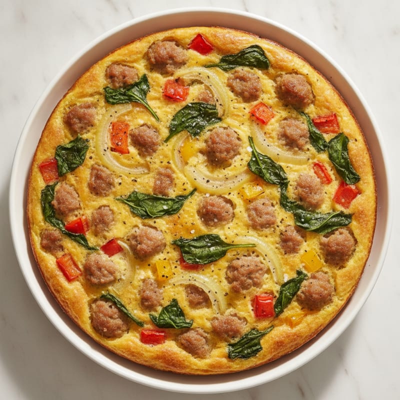 Savory Egg and Sausage Bake