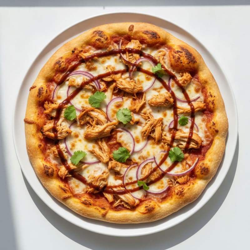 High-Protein BBQ Chicken Pizza
