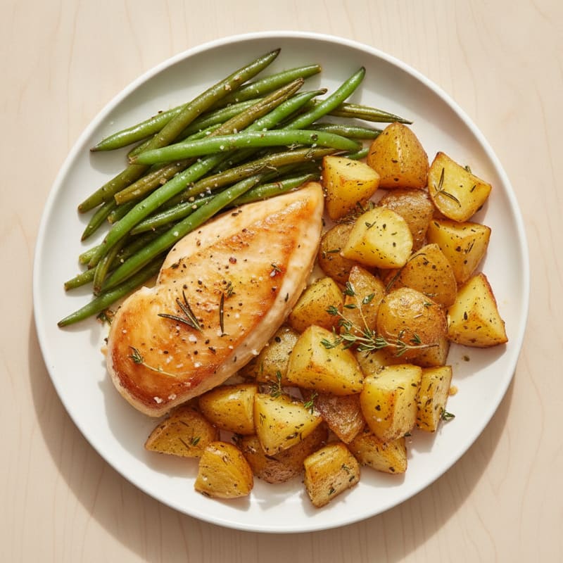 Herb-Roasted Chicken and Potatoes