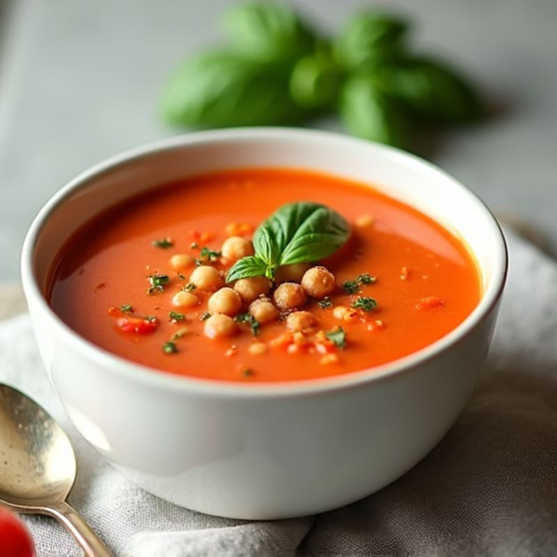 Creamy Fresh Tomato Basil Soup