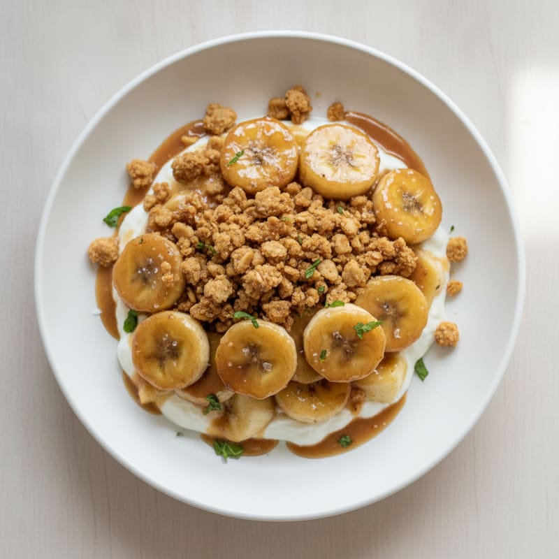 Banana Caramel Crumble Delight