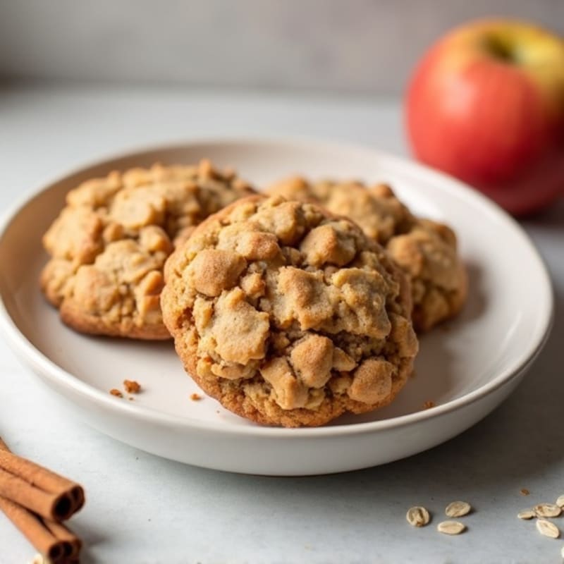 Soft-Baked Apple Cinnamon Oat Cookies