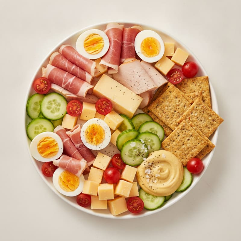 Artisan Charcuterie Board with Savory Delights