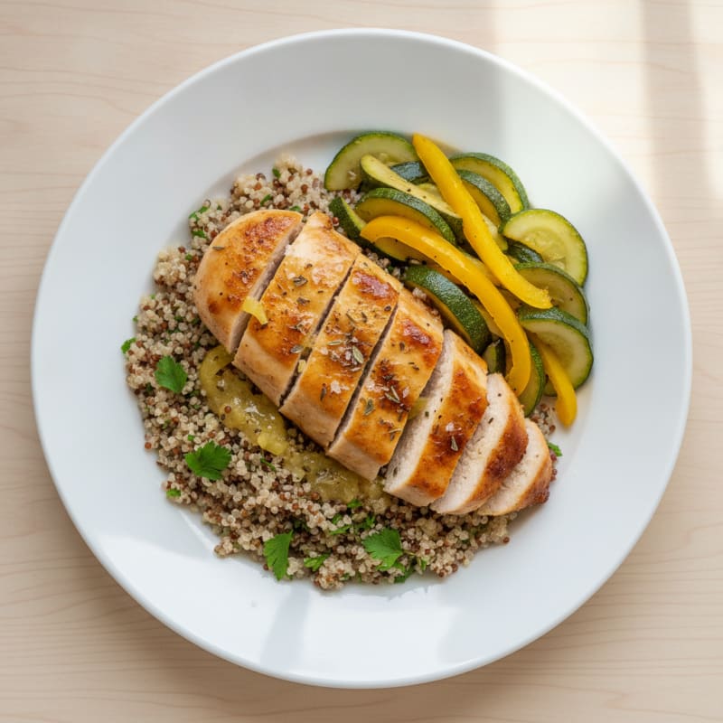 Lemon Herb Chicken & Quinoa Lunch