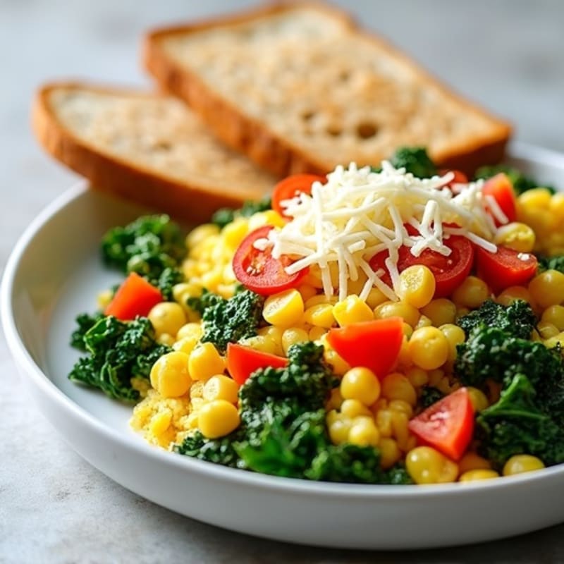 Protein-Packed Spinach and Egg White Scramble