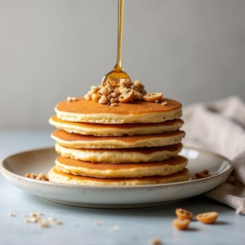 Fluffy Vegan High-Protein Pancakes