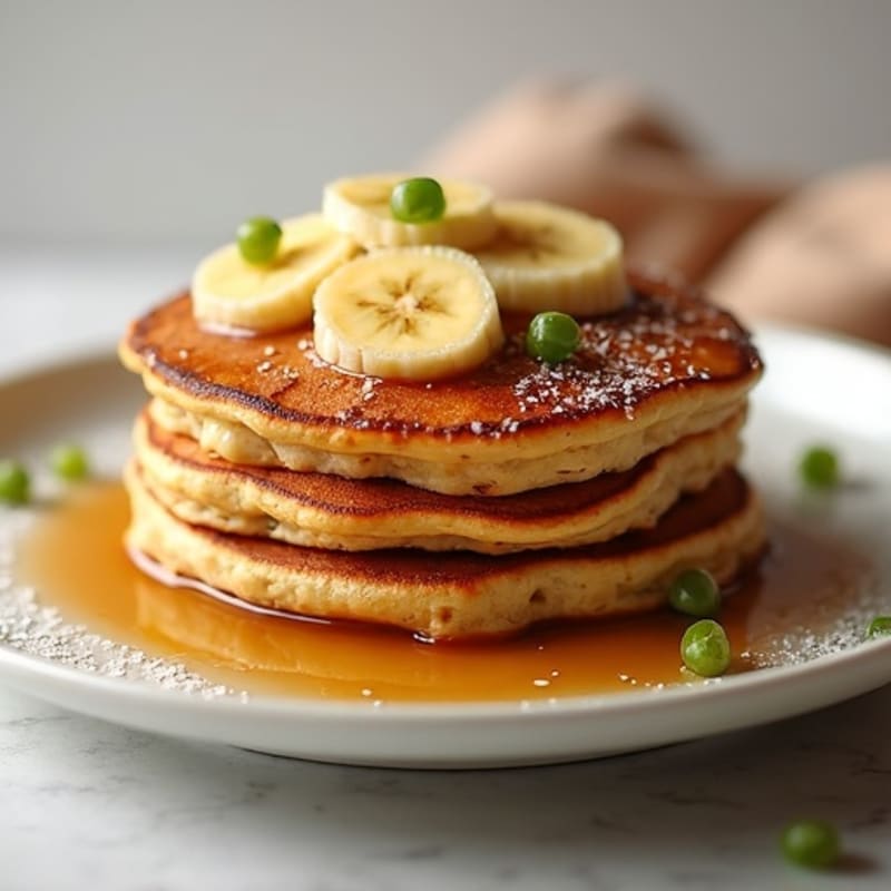 Protein-Packed Caramelized Banana Oat Pancakes