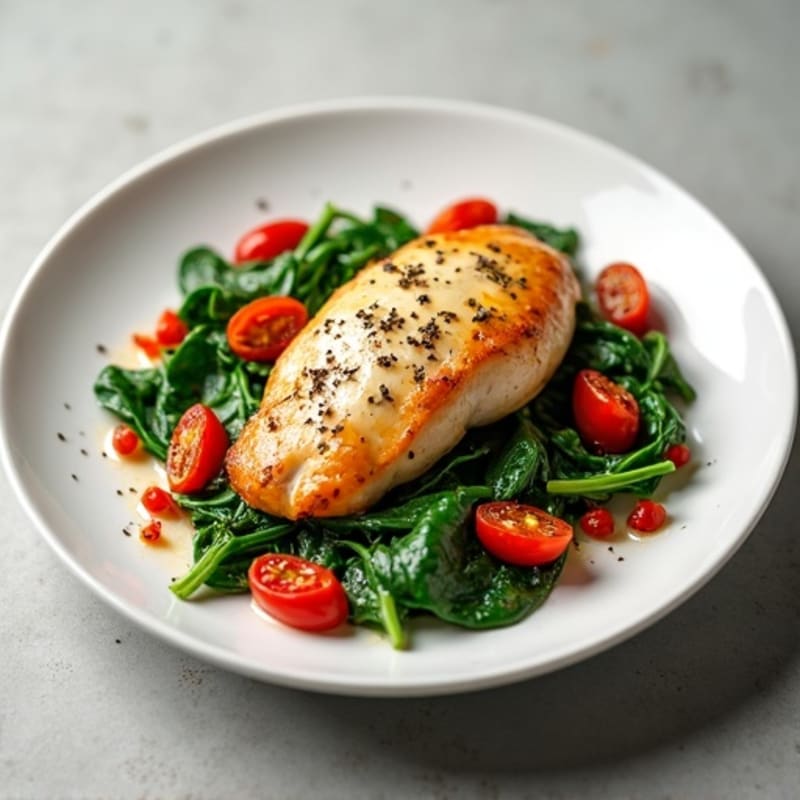 Creamy Sun-Dried Tomato Chicken with Spinach