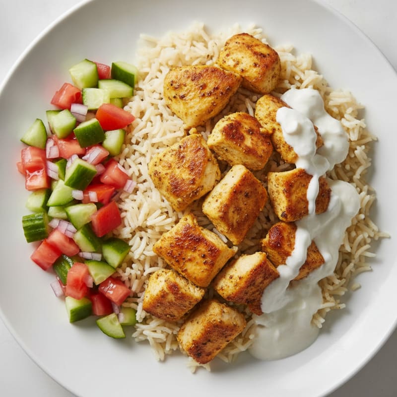 Chicken Shawarma Rice Bowl