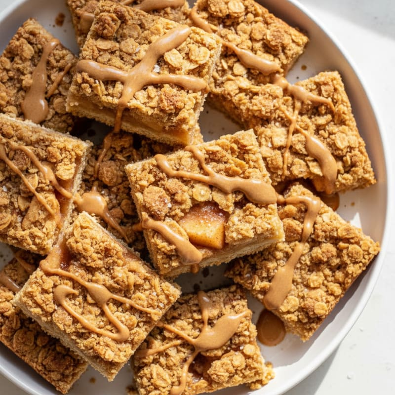 Spiced Apple Crumble Bars