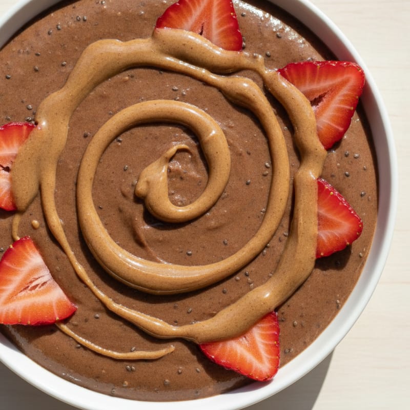 Silky Chocolate Protein Pudding