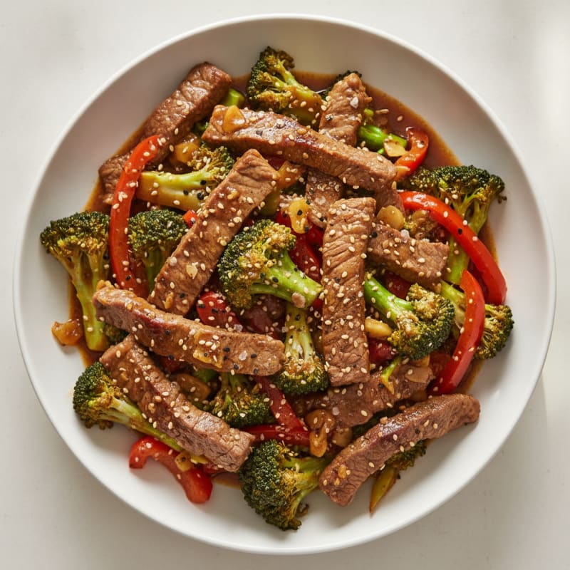 Sesame Beef and Broccoli Stir-Fry