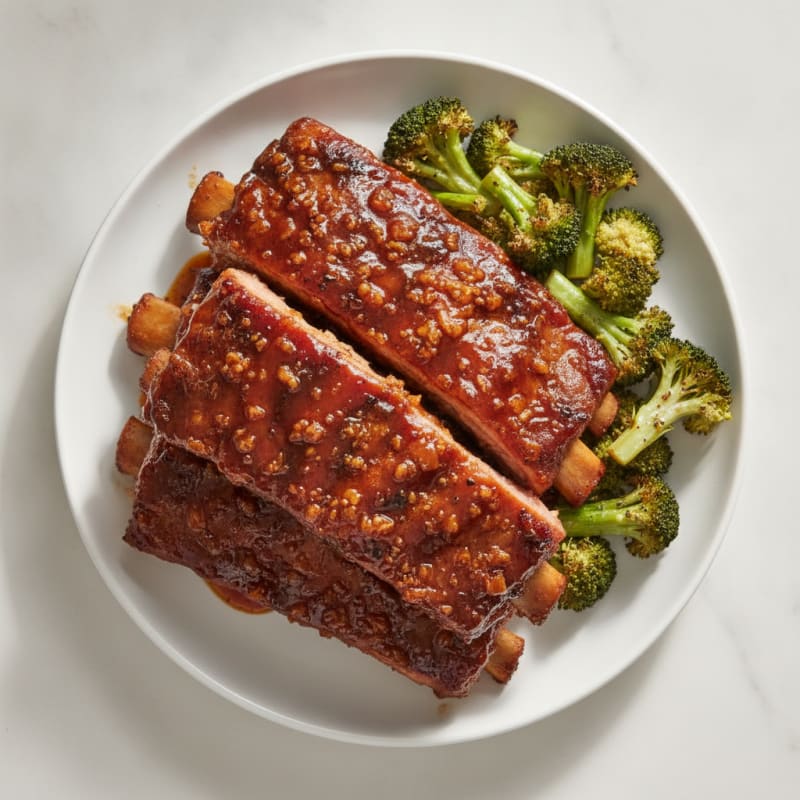 Sticky BBQ Baby Back Ribs