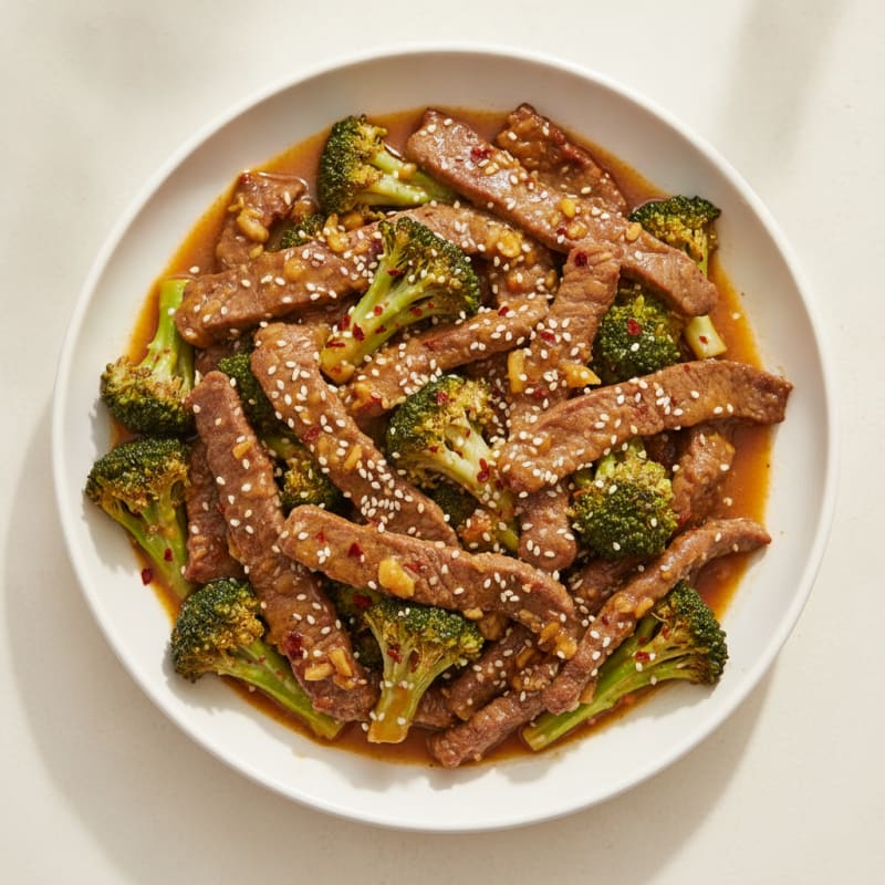 Sesame Beef and Broccoli Stir-Fry