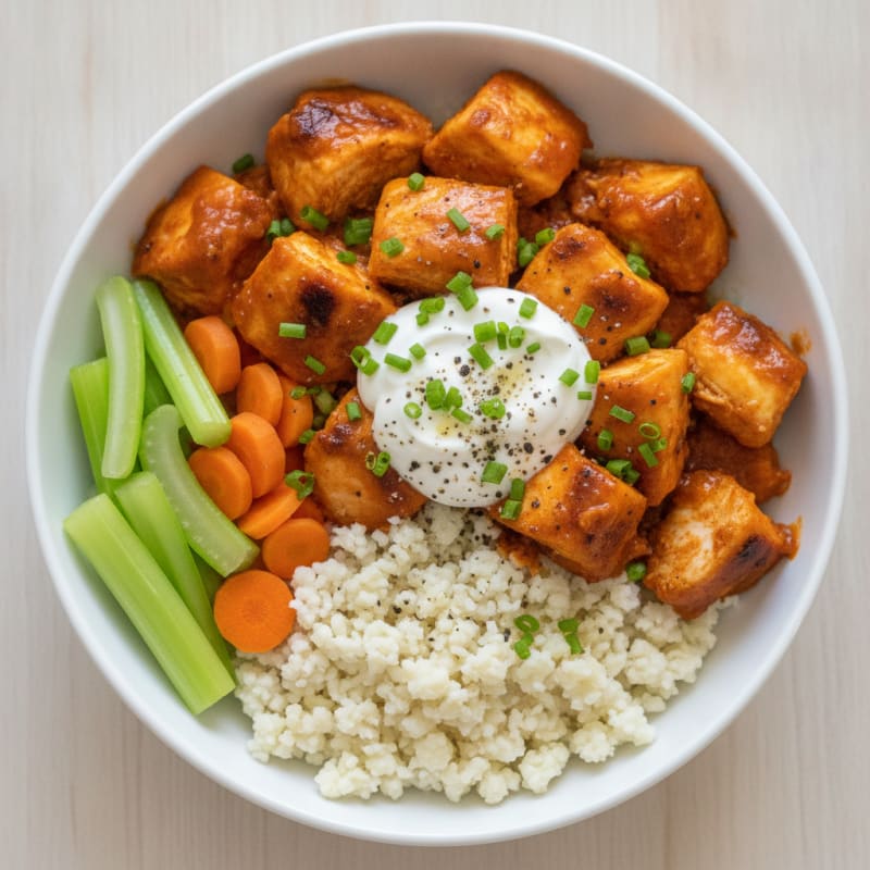 Buffalo Chicken Meal Prep Bowl