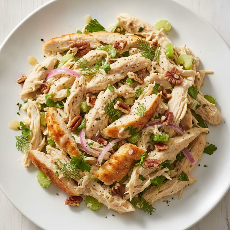 Lemon-Herb Chicken Salad with Toasted Pecans