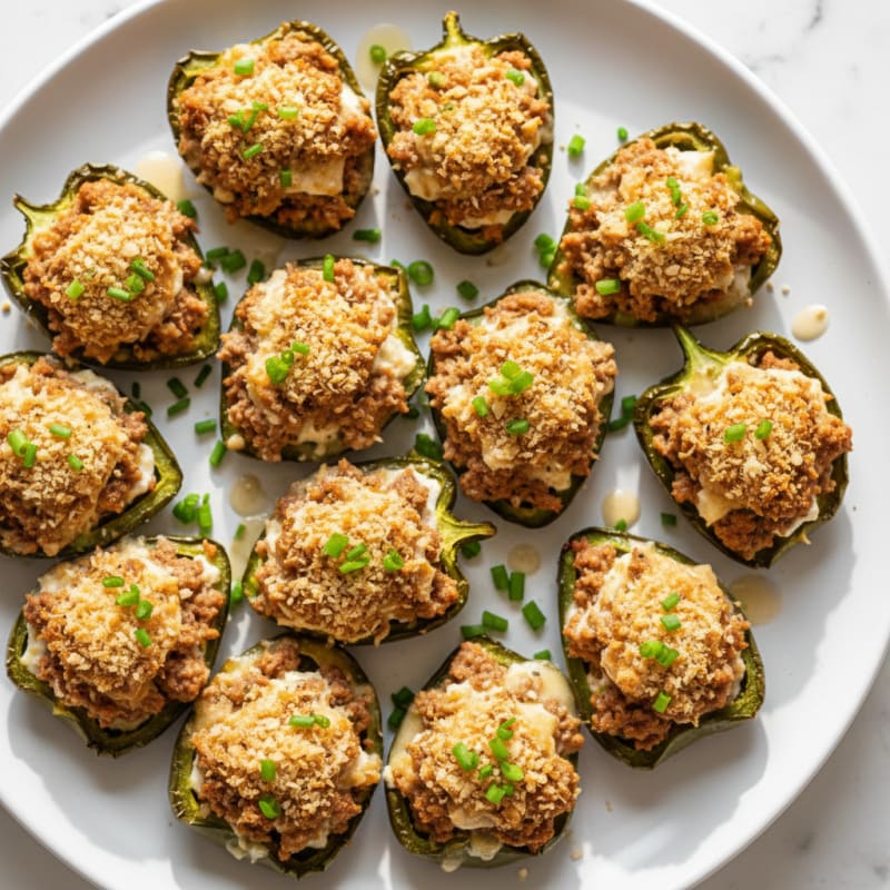 Crispy Jalapeño Poppers with Cream Cheese