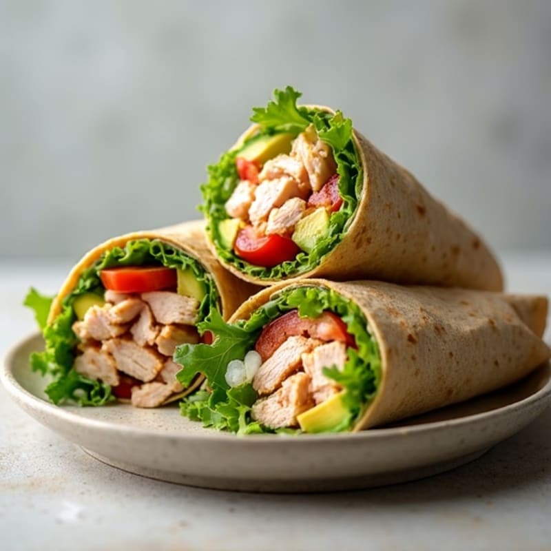 Lean Turkey and Creamy Avocado Wrap