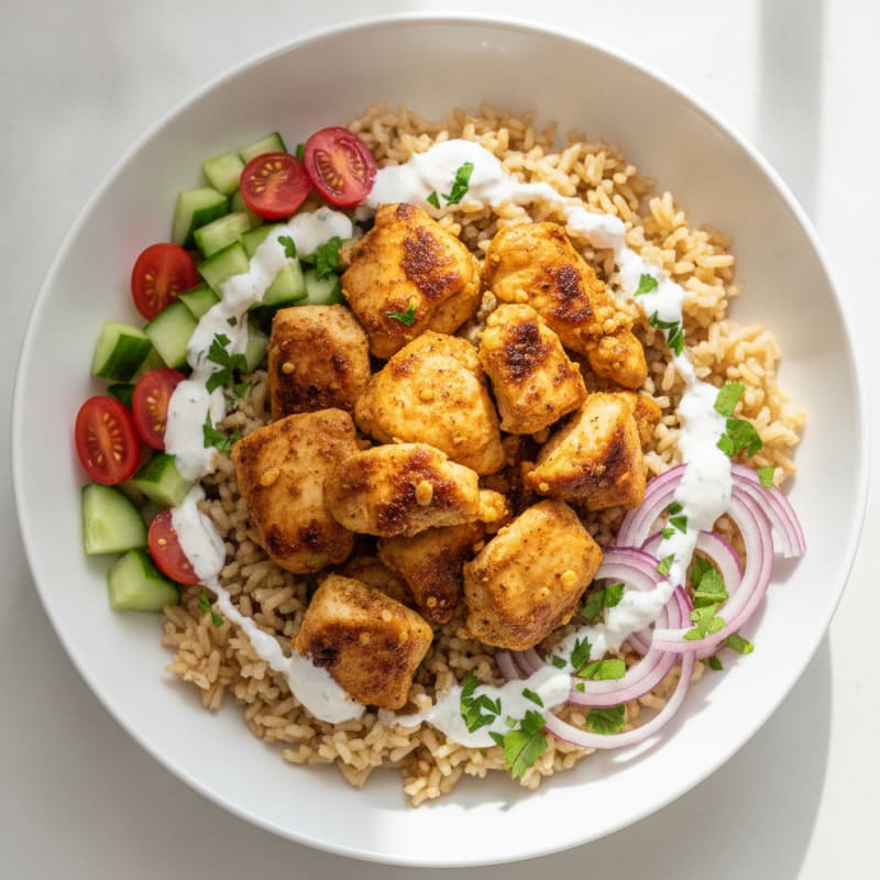 Chicken Shawarma Rice Bowl