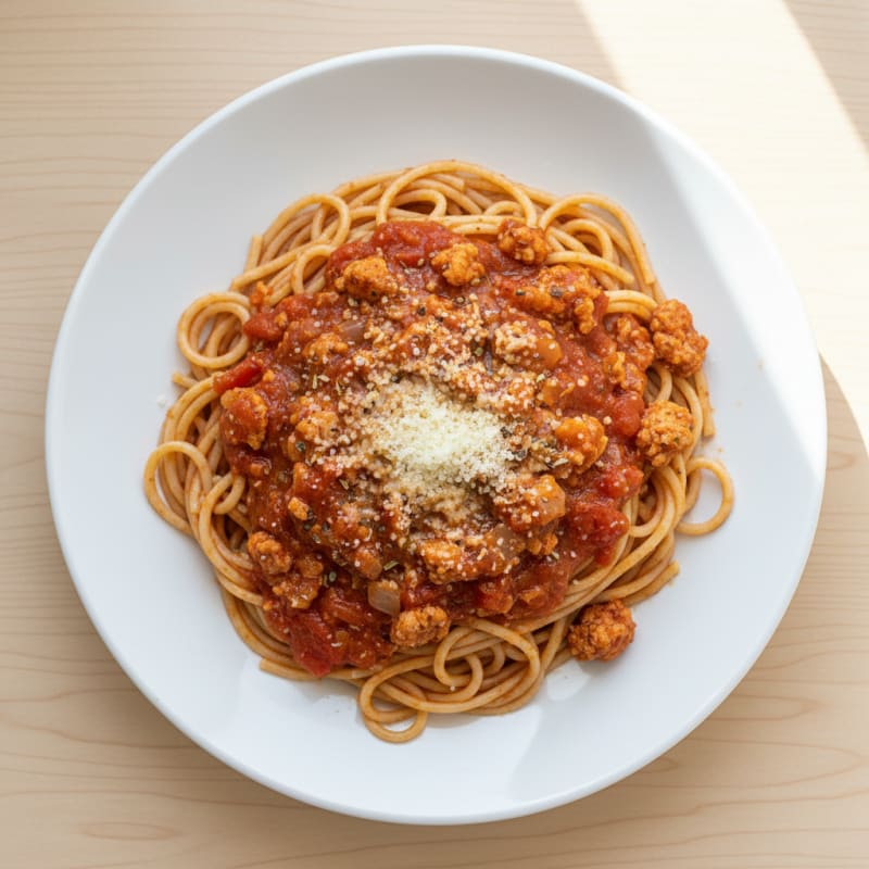 Classic Spaghetti with Rich Marinara
