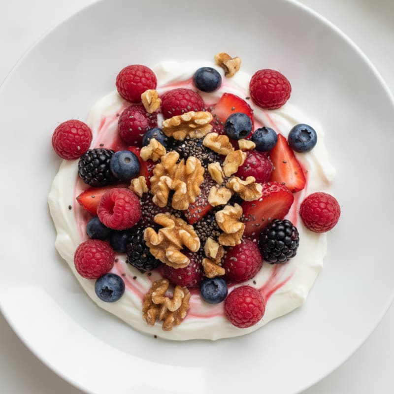 Creamy Vanilla Berry Yogurt Parfait