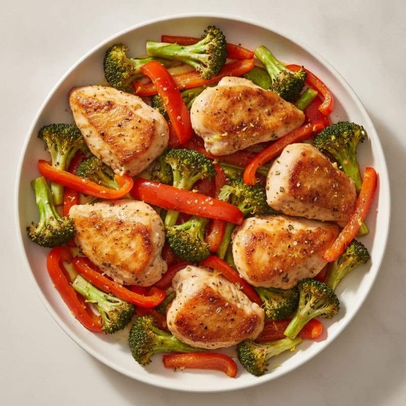 Sheet Pan Lemon Herb Chicken and Veggies