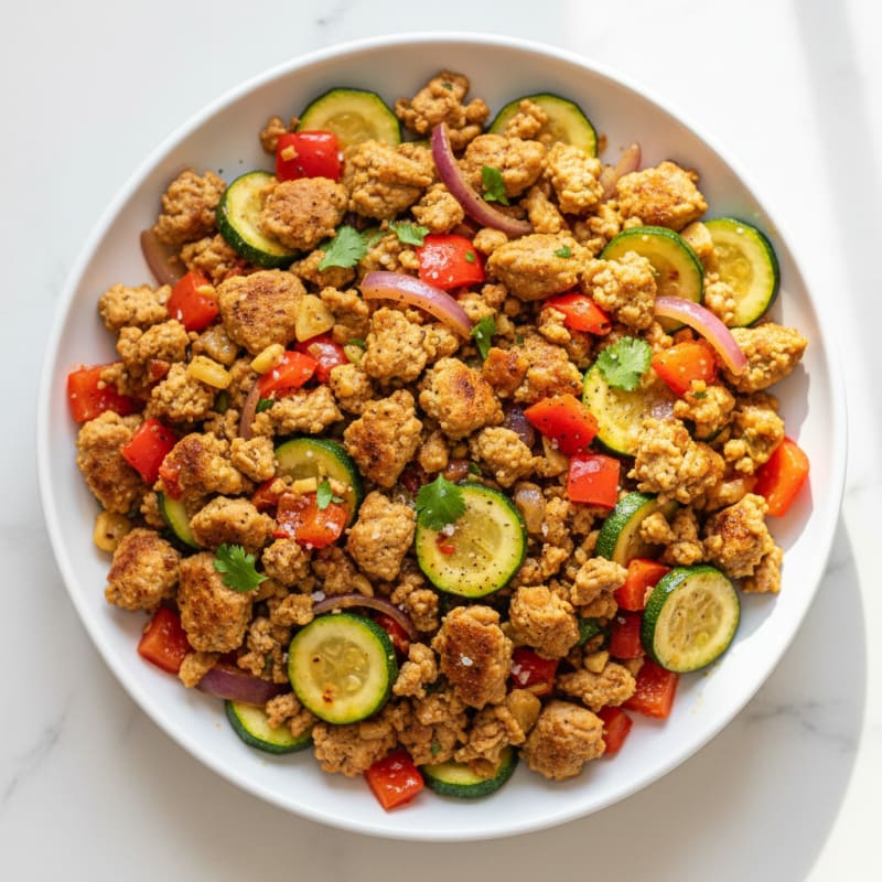 Zesty Turkey and Vegetable Skillet