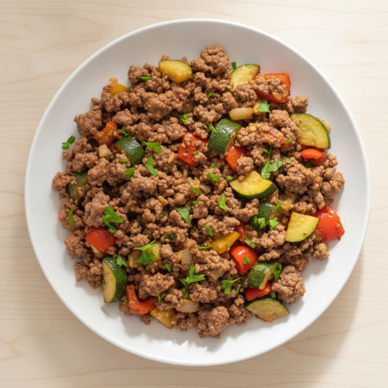 Ground Beef and Vegetable Skillet