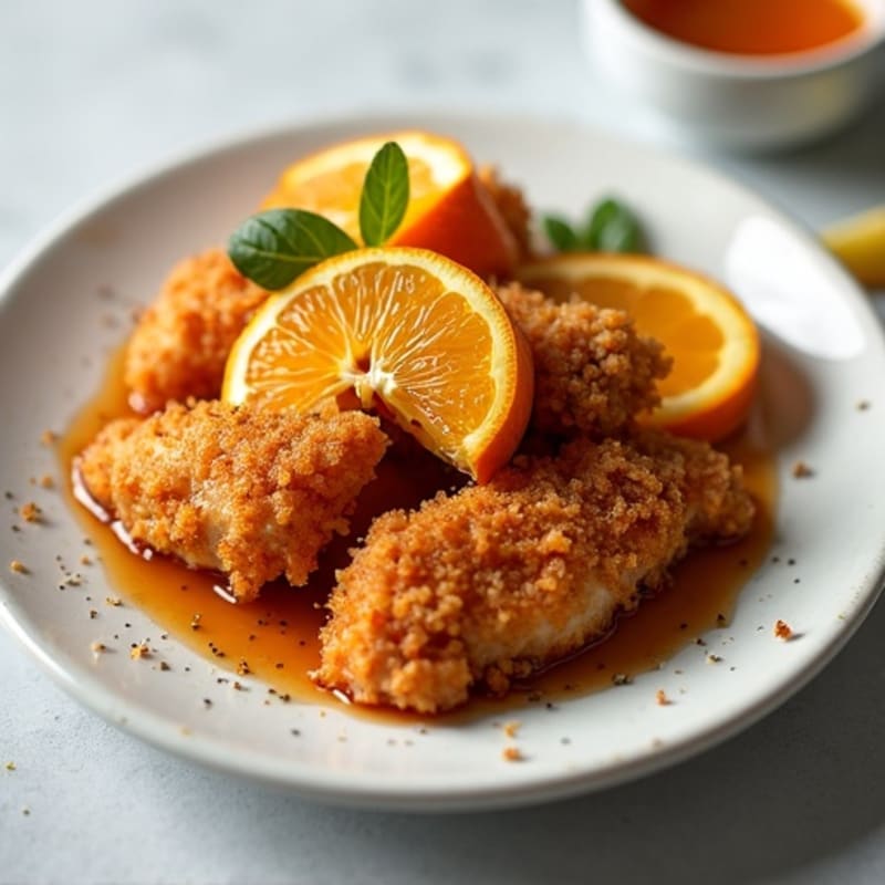 Crispy Air-Fried Orange Chicken