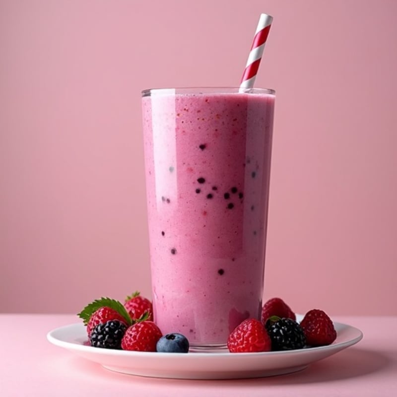 Creamy Berry Protein Smoothie