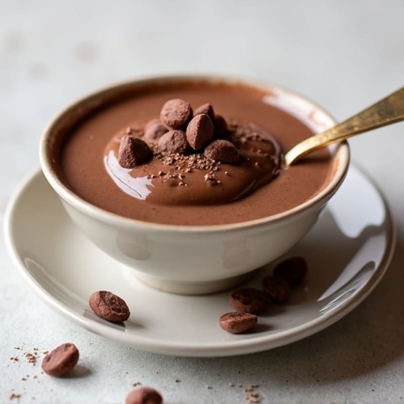Silky Chocolate Protein Pudding