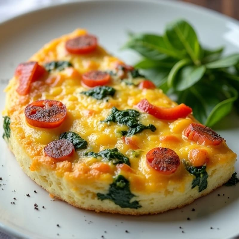 Fluffy Baked Egg and Vegetable Frittata