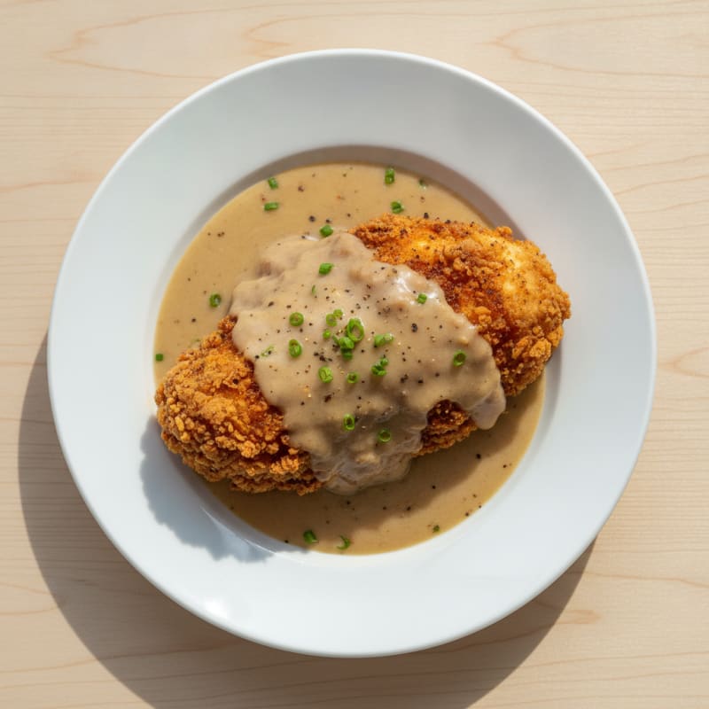 Southern Buttermilk Fried Chicken with Gravy