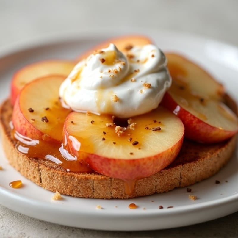 Crunchy Apple Slices with Creamy Almond-Maple Butter