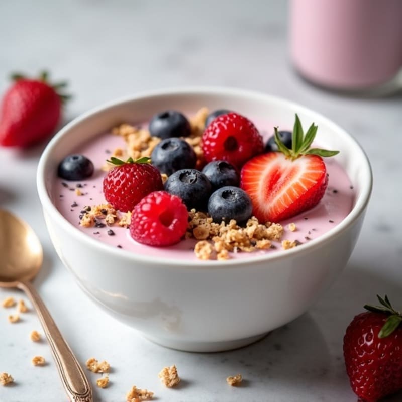 Creamy Berry Protein Yogurt Bowl