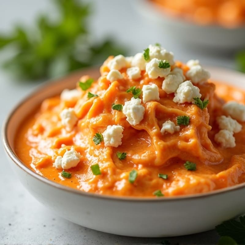 Creamy Greek Yogurt Buffalo Chicken Dip