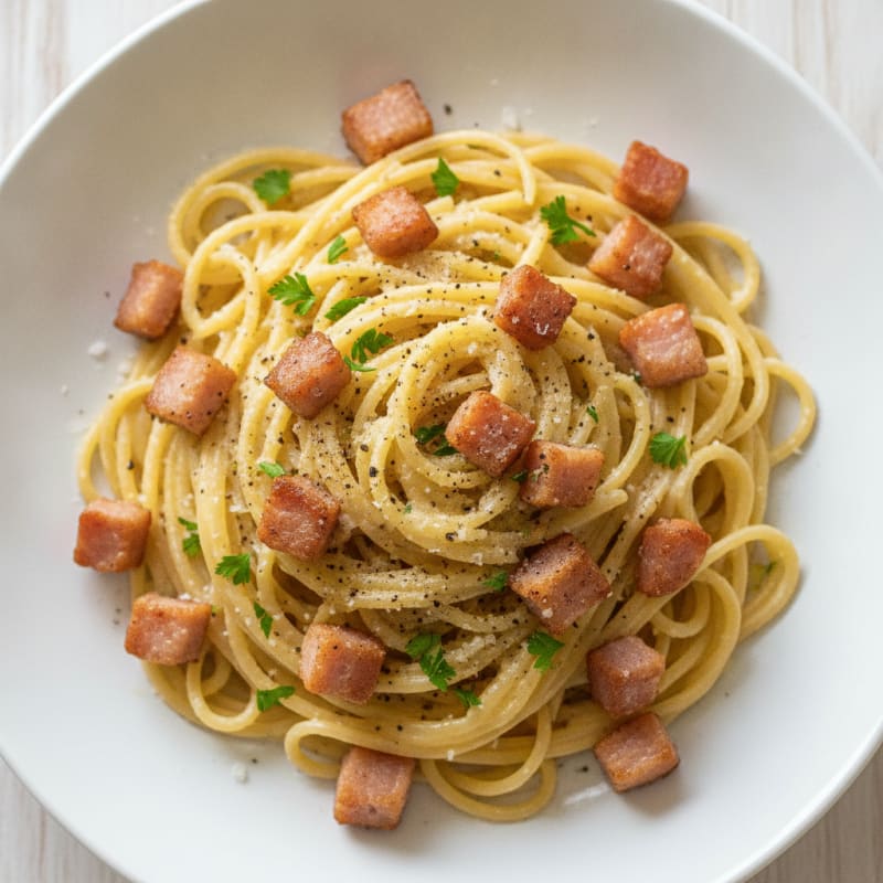 Classic Carbonara with Pancetta