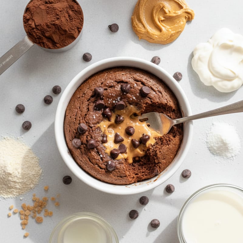 Chocolate Protein Mug Cake