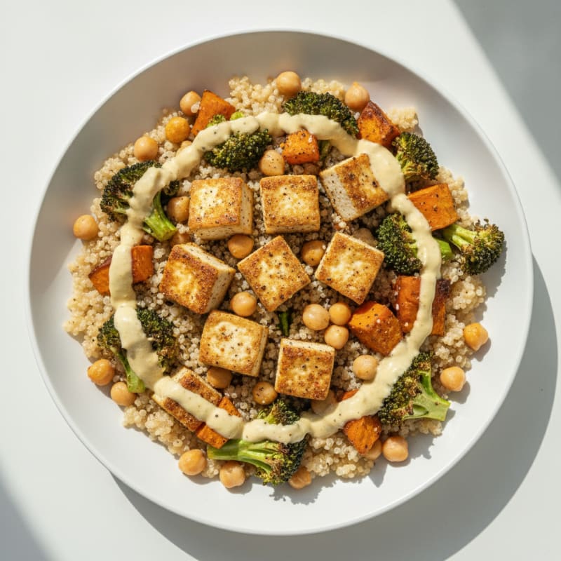 Roasted Vegetable and Quinoa Harvest Bowl