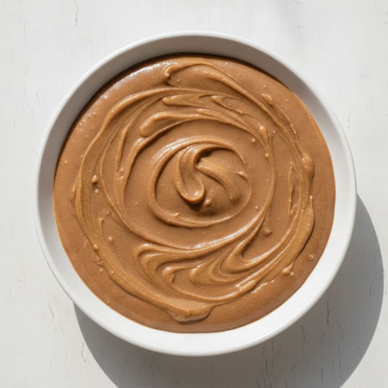 Silky Chocolate Protein Pudding with Peanut Butter Swirl
