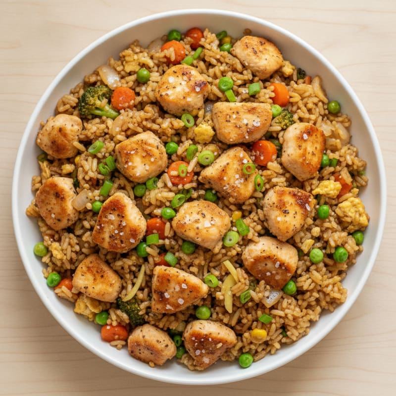 Chicken Fried Rice with Vegetables