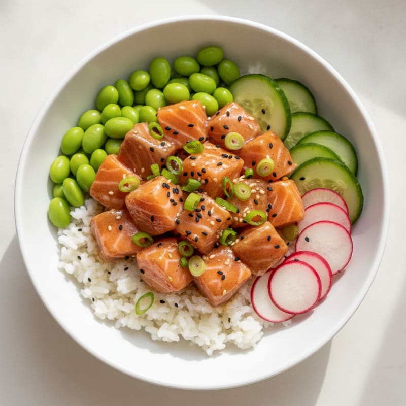 Hawaiian Salmon Poke Bowl