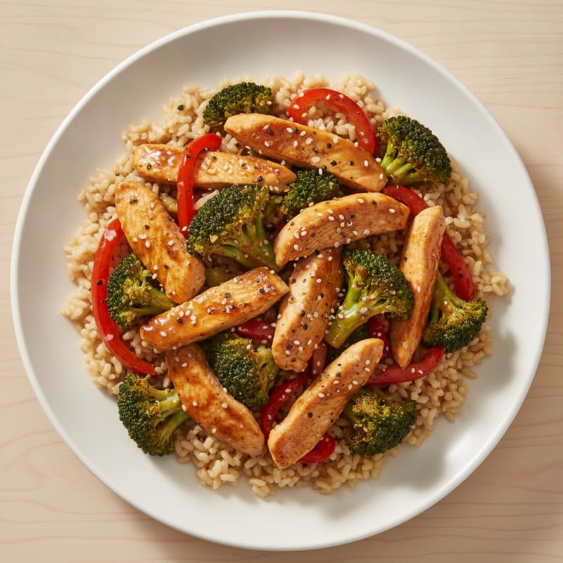 Teriyaki Chicken Stir-Fry with Broccoli
