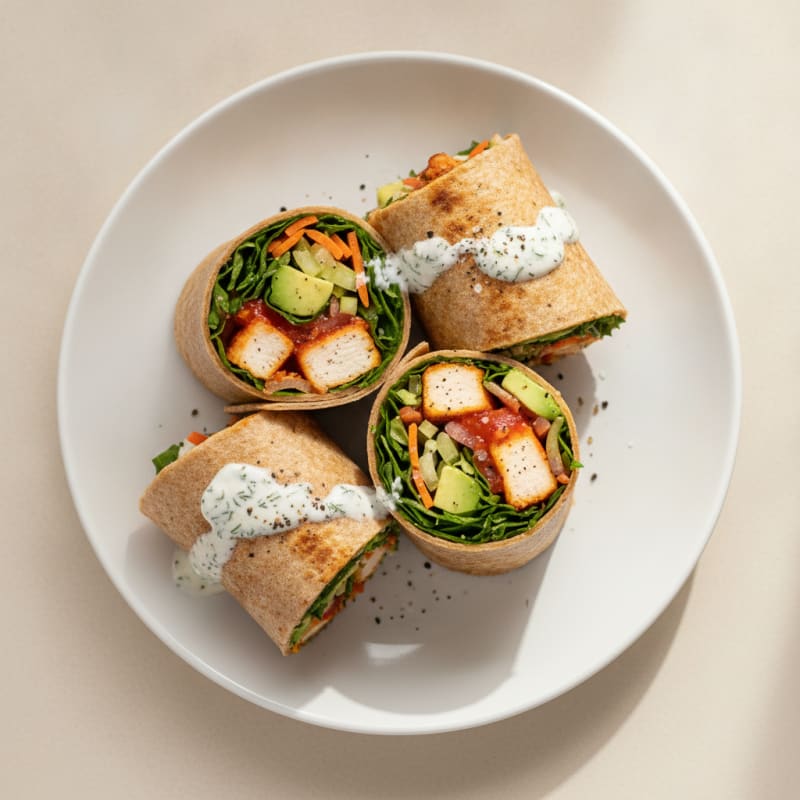 Buffalo Ranch Chicken Wrap