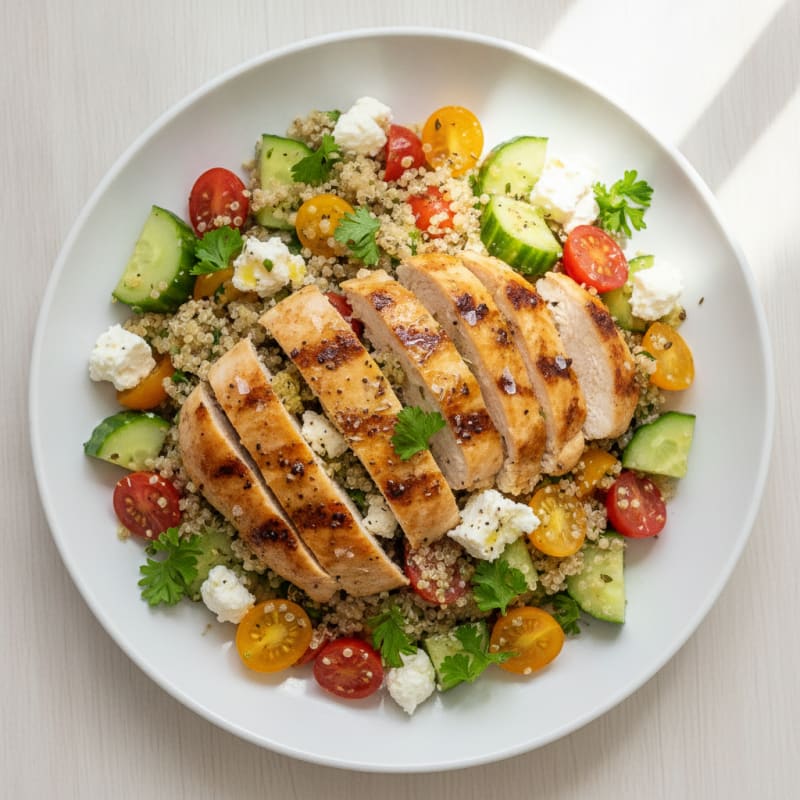 Lemon-Herb Chicken & Quinoa Salad