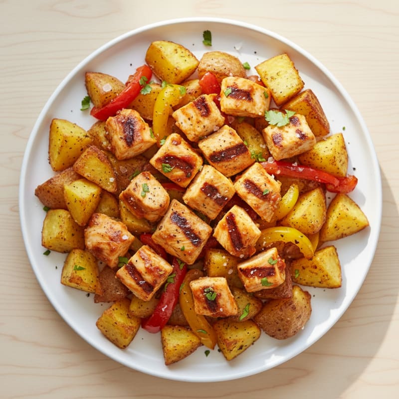 Spicy Chipotle Chicken and Crispy Roasted Potatoes
